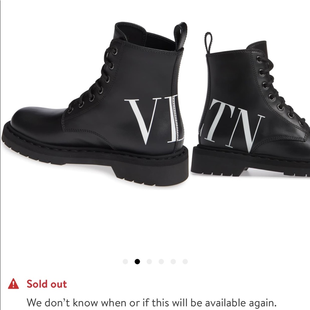 ♥️🖤VALENTINO COMBAT BOOTS🖤♥️